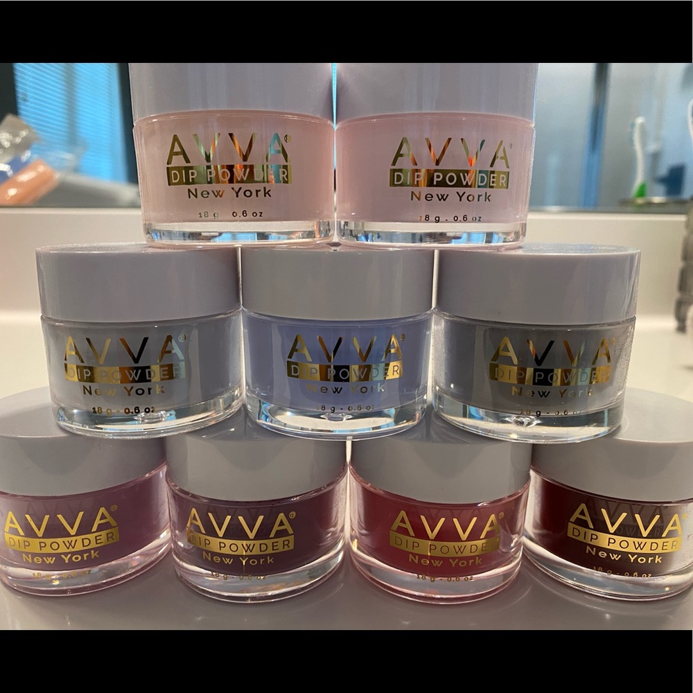 AVVA Dip Powder - Bundle of 9 colors
